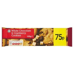 White Chocolate & Cranberry Cookies 150g