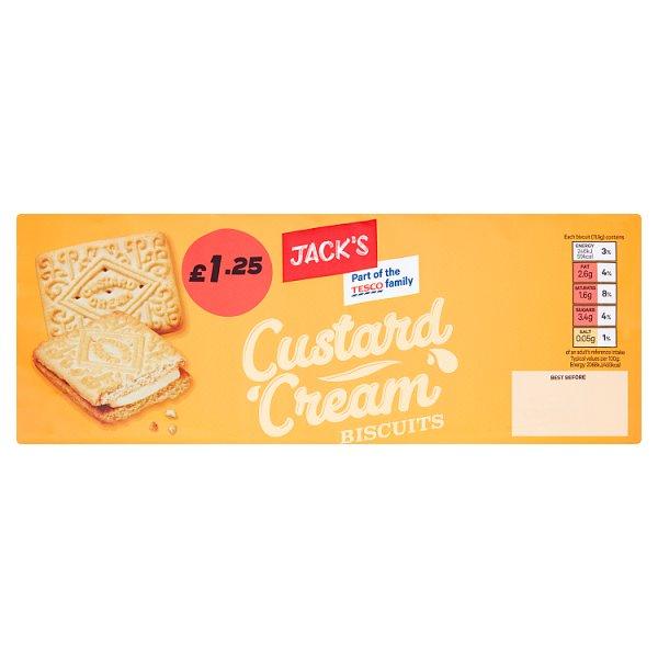 Tesco Custard Cream Biscuits 400g 40 Off