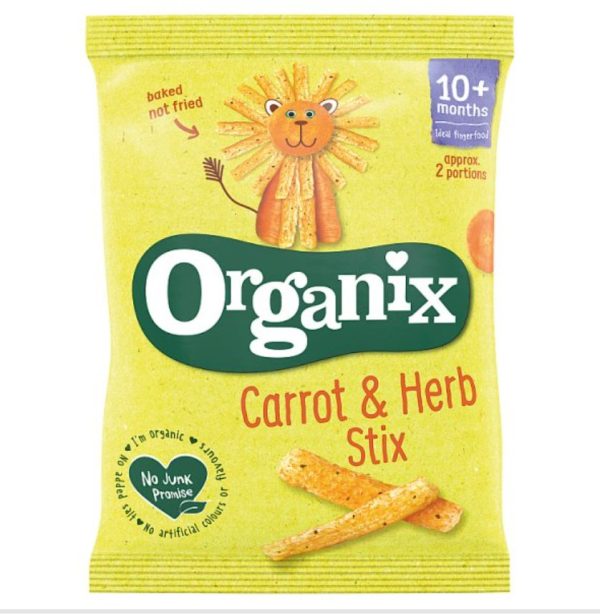 Organix Carrot and Herb Stix 10+ Months 15g